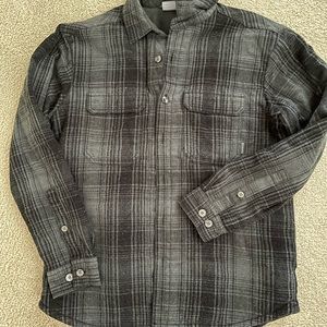 Columbia mens fleece lined PFG style shirt